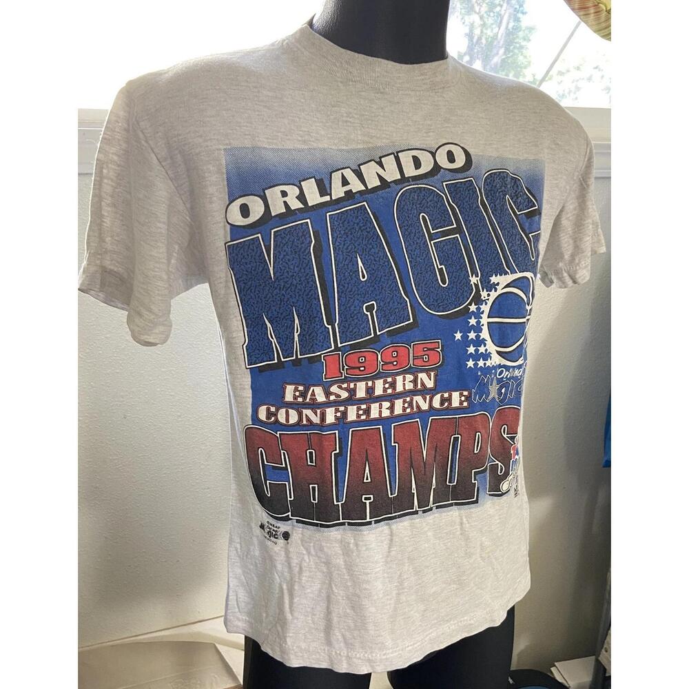 1995 Orlando Magic Eastern Champions Basketball S S T Shirt Size M